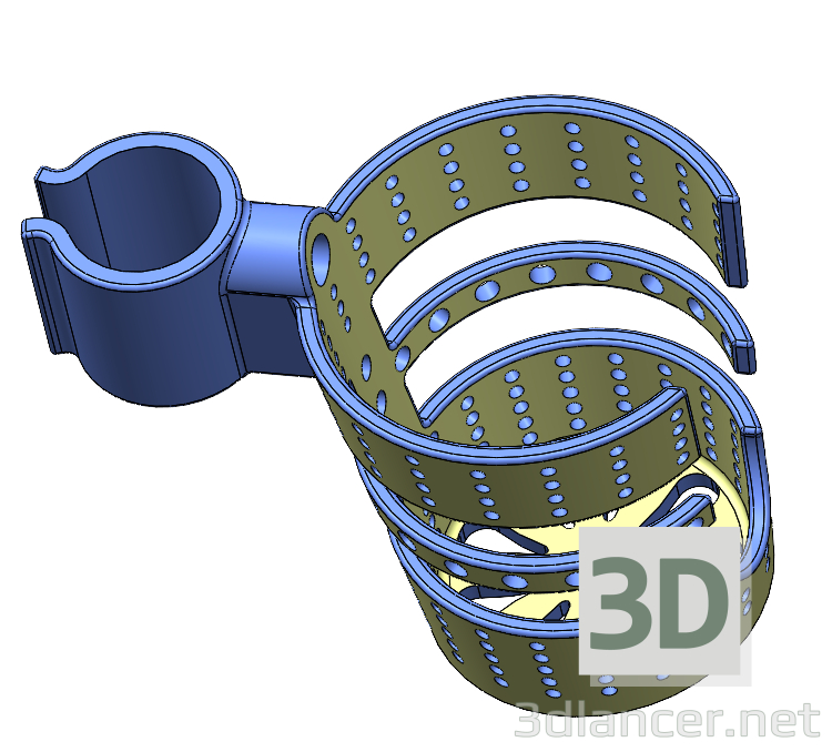 3d Підсклянник для коляски модель купити - зображення