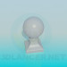 3d model Ball on stand - preview