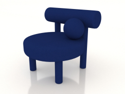 Chaise basse Gropius CS1 (bleu)