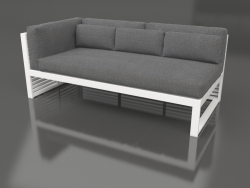 Modulares Sofa, Teil 1 links (Weiß)