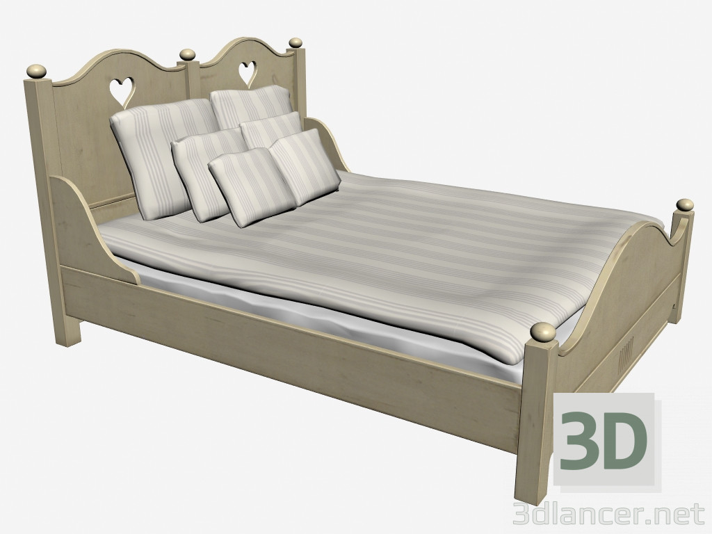 3d model Cama CH401 - vista previa