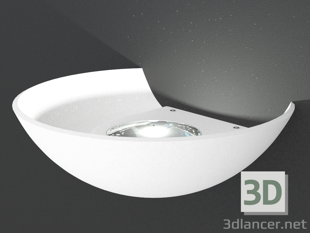 modello 3D False lampada da parete a LED (DL18430 11WW-White) - anteprima