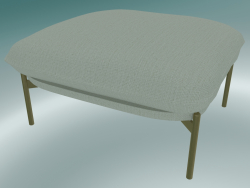 Pouffe Cloud (LN4, 78x74 H 40cm, Jambes Bronzées, Sunniva 2 811)