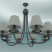 3d model Chandelier (6687-8 Black + Gold) - preview