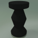 3d model Side table, InOut stool (49, Anthracite Gray Ceramic) - preview