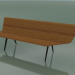 3d model Angle module Eating 4610 (L 240 cm, 90 ° left, Teak effect) - preview