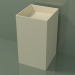 3d model Lavabo de pie (03UN26301, Bone C39, L 48, P 50, H 85 cm) - vista previa