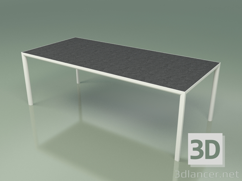 3d model Mesa de comedor 004 (Metal Milk, Gres Graphite) - vista previa