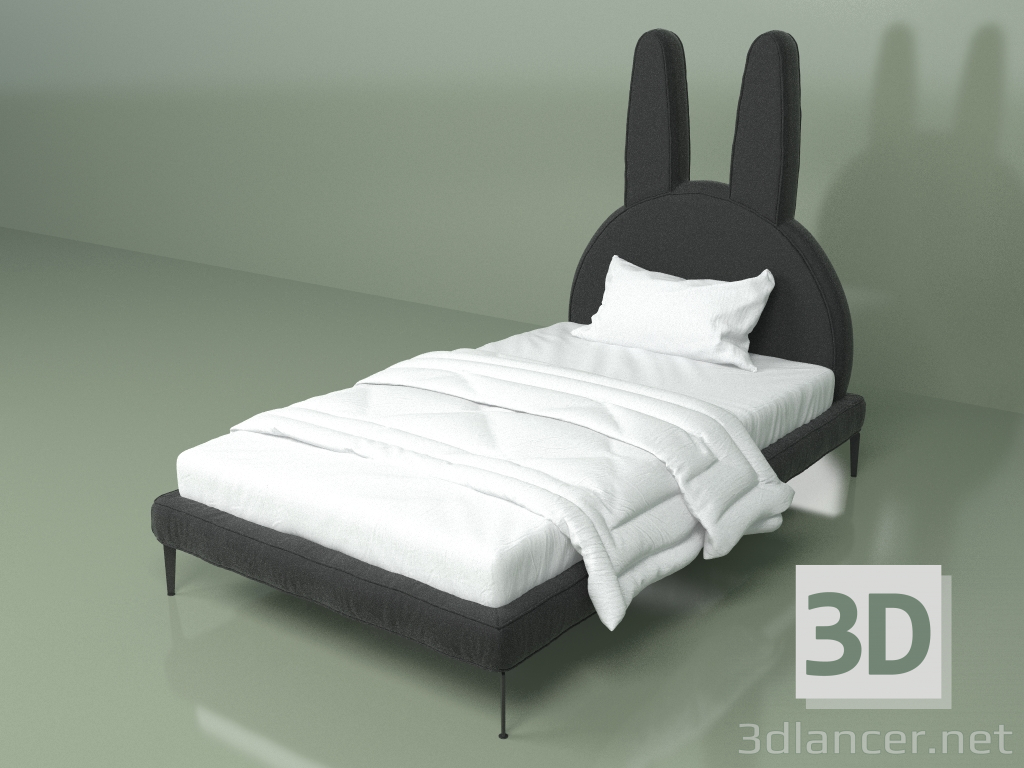 3d model Cama Zaya 2000x1200 - vista previa