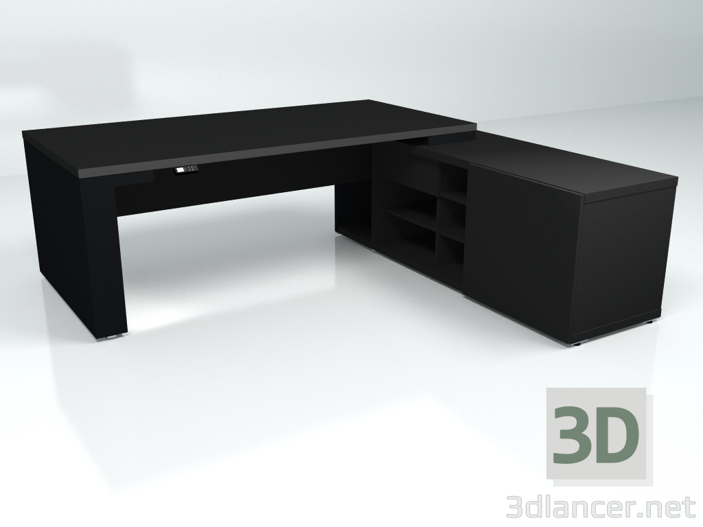 3d model Mesa de trabajo Mito Regulable en Altura MITF27RP (2190x2080) - vista previa