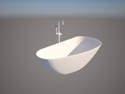 modern bathtub