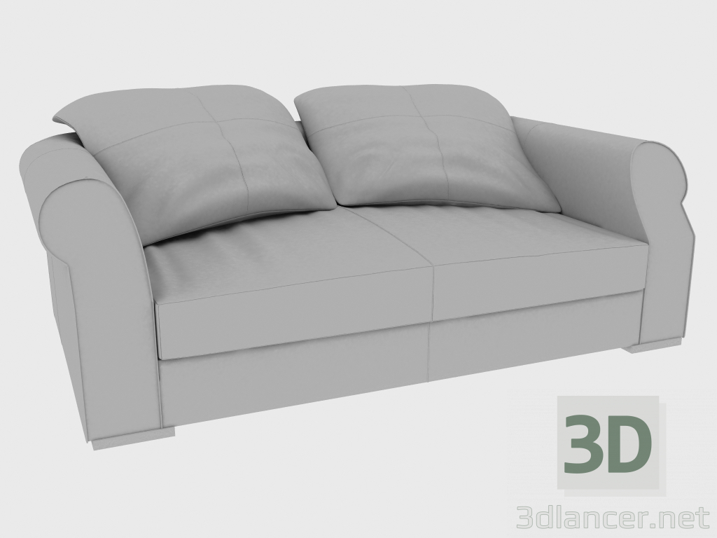 3d model Sofá RUBENS FREE BACK SOFA (200x135xH75) - vista previa