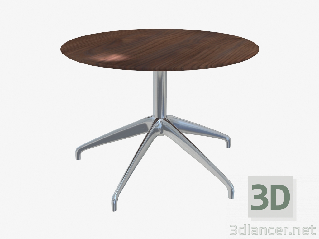 3d model Coffee table (walnut 60x40) - preview