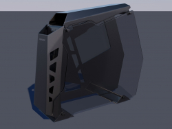 PC-Computer Cougar erobern Low-Poly-3D-Modell