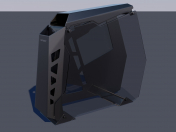 PC computer Cougar conquer Low-poly 3D model