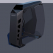 3d PC computer Cougar conquer Low-poly 3D model модель купити - зображення