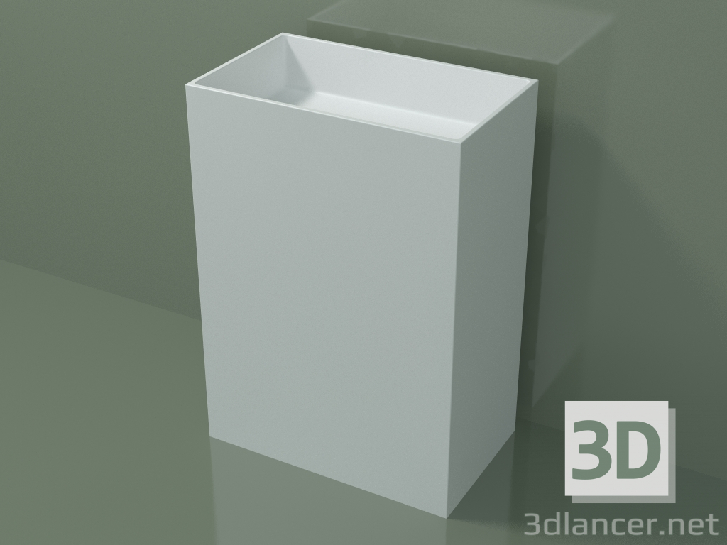 3d model Floor-standing washbasin (03UN36101, Glacier White C01, L 60, P 36, H 85 cm) - preview