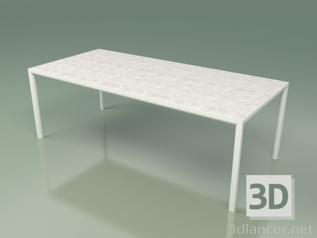 3d model Mesa comedor 004 (Metal Milk, Gres Clay) - vista previa