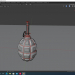 3d F-1 grenade. Granade F-1 model buy - render