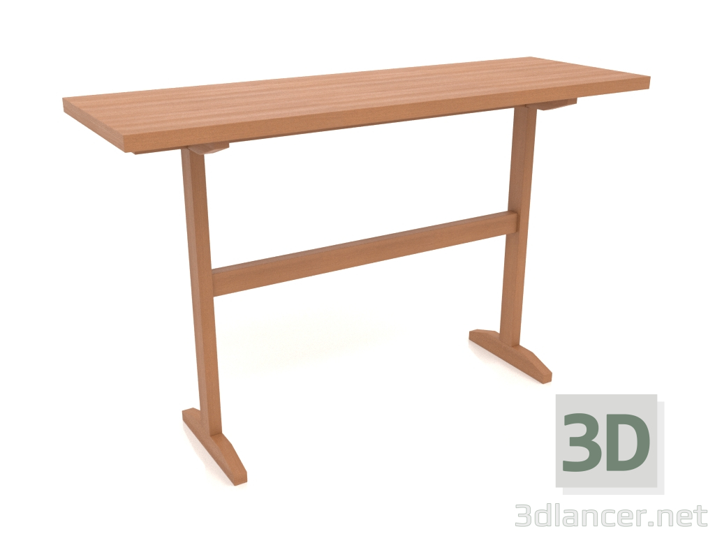 3d модель Стіл консольний KT 12 (1200х400х750, wood red) – превью