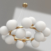 Modelo 3d Sid's candelabro de ouro, base quadrada (07508-20A,33) - preview