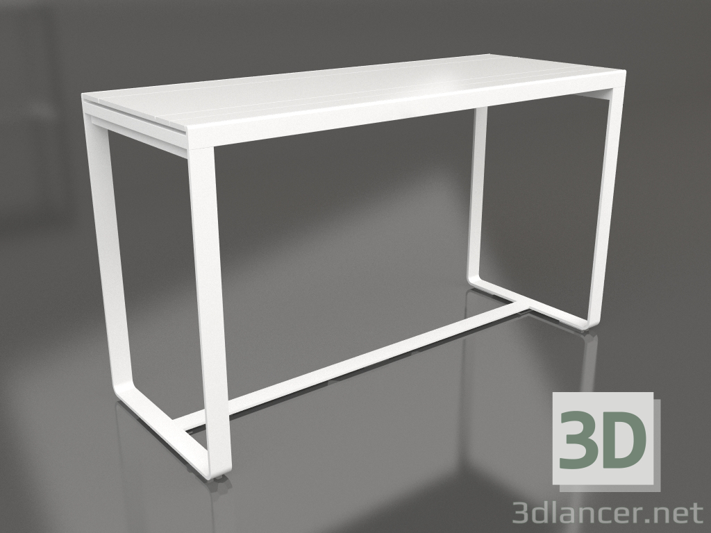 3D Modell Bartisch 180 (Weißes Polyethylen, Weiß) - Vorschau