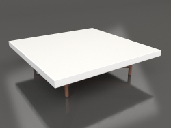 Quadratischer Couchtisch (Weiß, DEKTON Zenith)