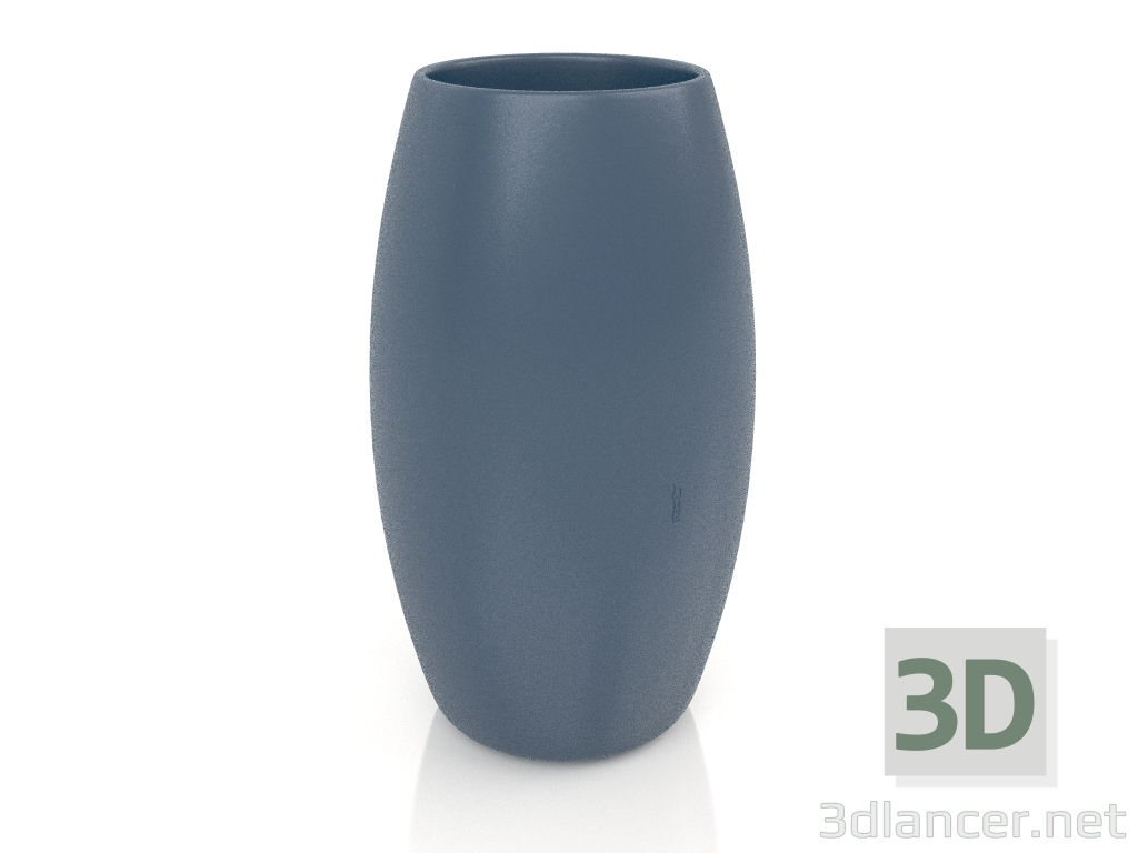 modello 3D Vaso per piante 2 (Grigio blu) - anteprima