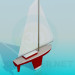 Modelo 3d Barco de brinquedo - preview