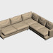 3D Modell Sofa Lexus LUX (Ecke, 286h327) - Vorschau