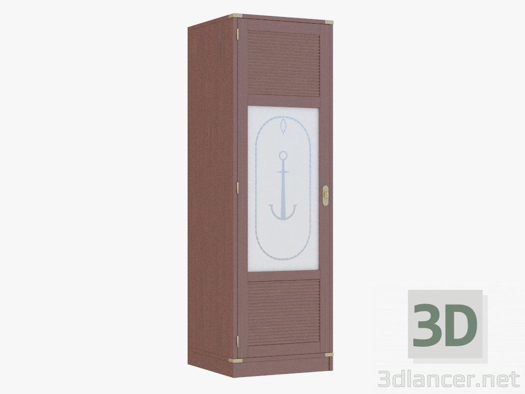 modello 3D Armadio con decor - anteprima