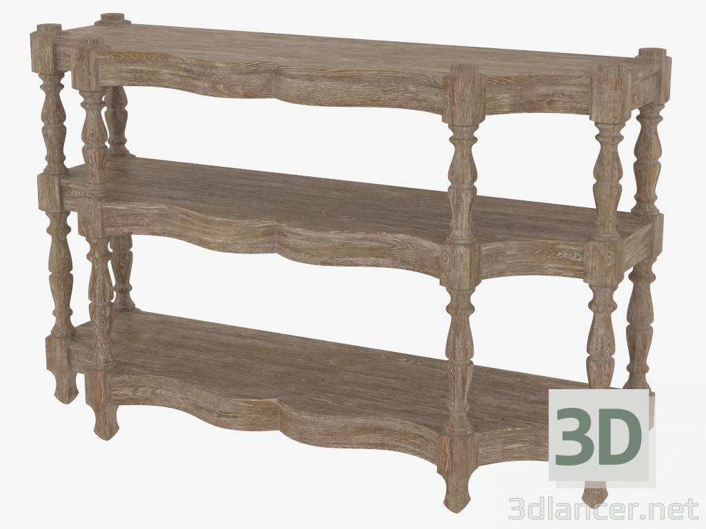 3d model TABLA Console FRENCH CONSOLA (8833.0001) - vista previa