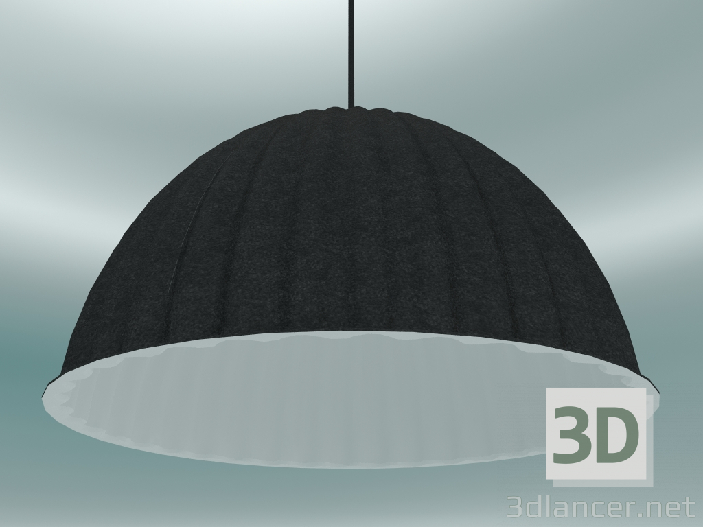 3D modeli Çan Altında Sarkıt Lamba (Ø82 cm, Siyah) - önizleme