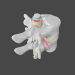 3d Lumbar spine model buy - render