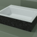 modello 3D Lavabo da appoggio (01R131302, Nero Assoluto M03, L 60, P 48, H 16 cm) - anteprima