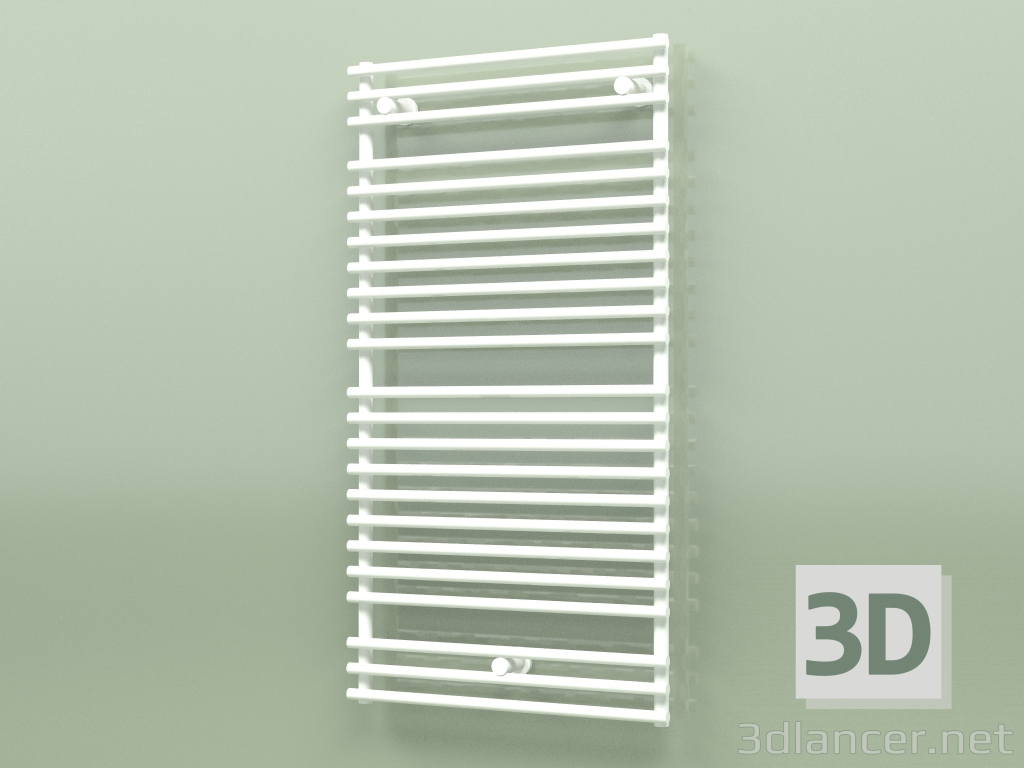 3d model Heated towel rail - Santorini (SAN 11 600 mm, RAL - 9016) - preview