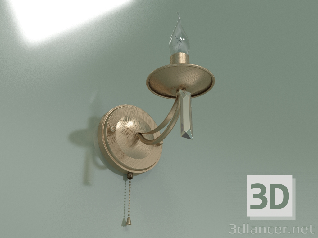 3d model Sconce 60087-1 (antique bronze) - preview