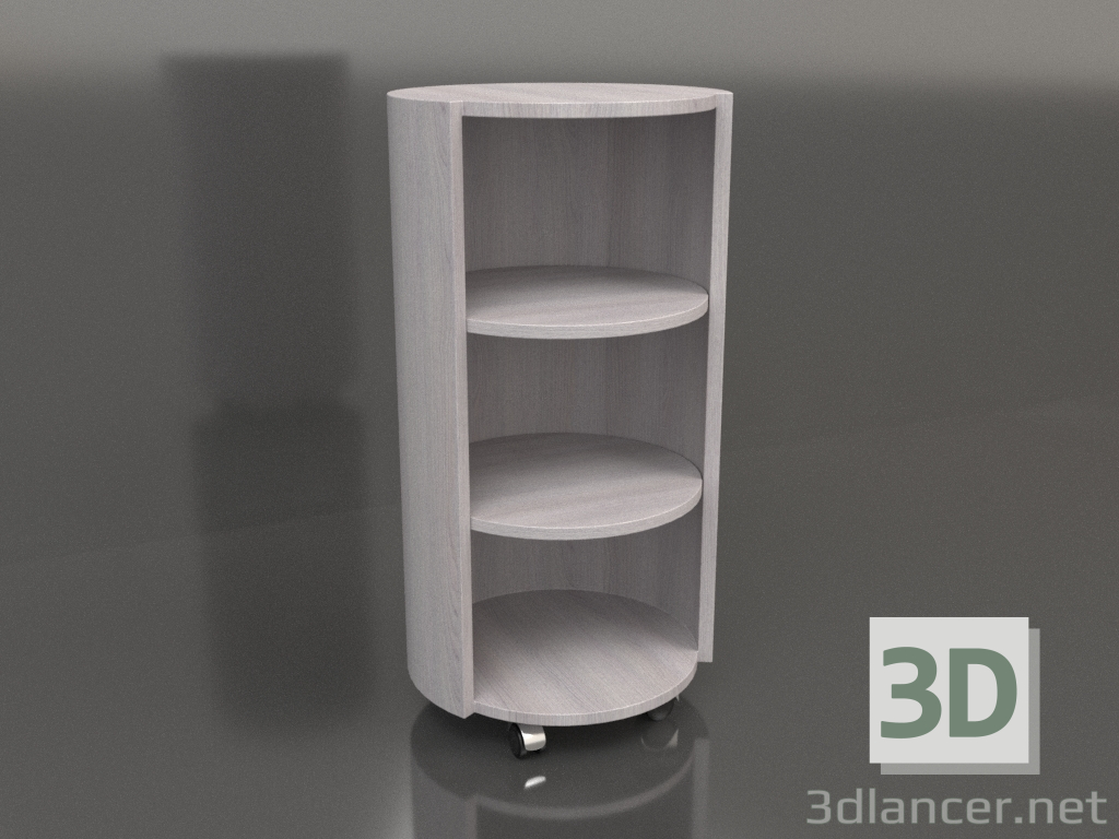 3d model Estante sobre ruedas TM 09 (D=503х981, madera clara) - vista previa