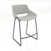 3d model Bar stool on low runners - preview