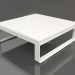 3d model Mesa de centro 90 (DEKTON Zenith, gris ágata) - vista previa