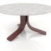 3d model Coffee table Ø80 (Wine red, DEKTON Kreta) - preview