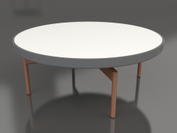 Table basse ronde Ø90x36 (Anthracite, DEKTON Zenith)