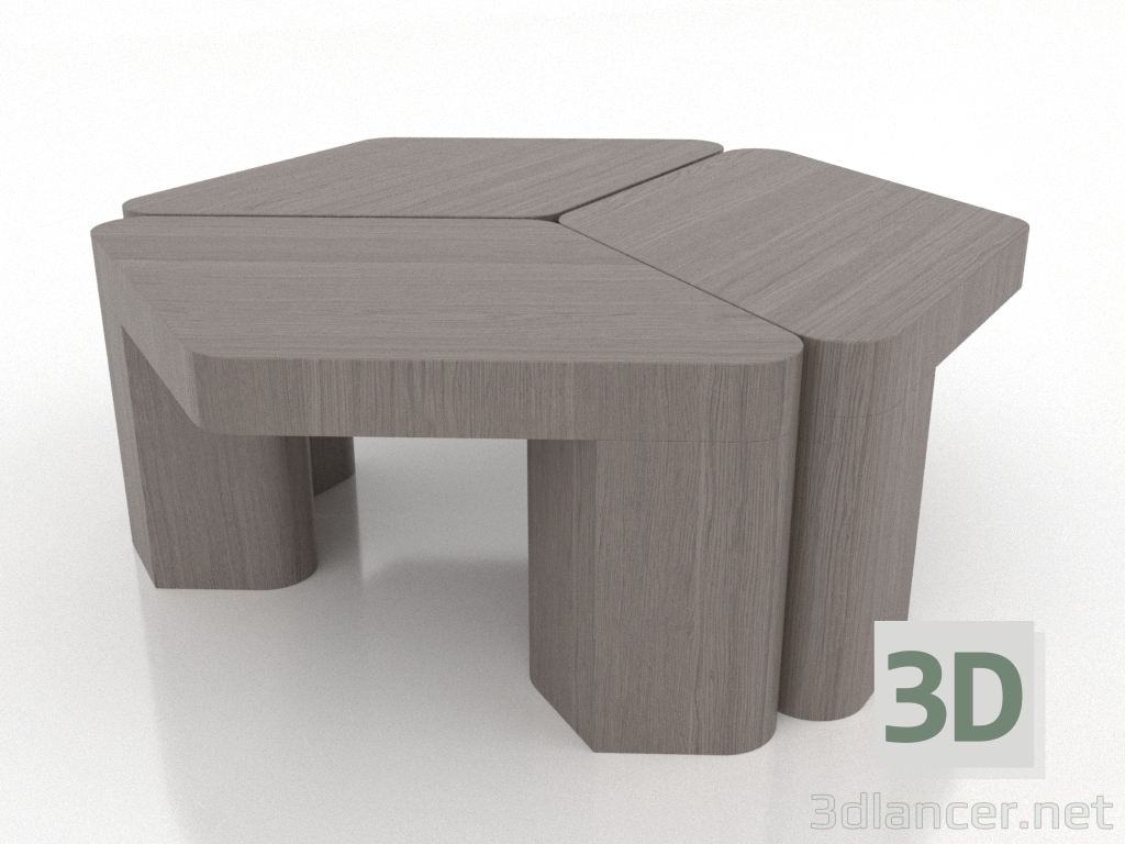 3D Modell Couchtisch NANNY - Vorschau 3D Modell Couchtisch NANNY - Vorschau