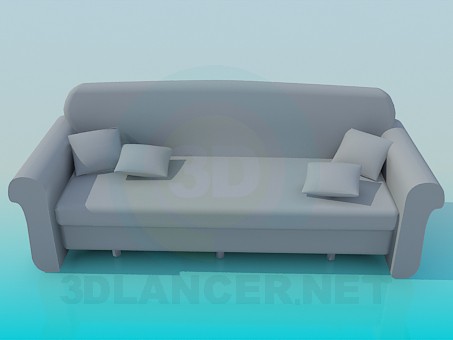 3D Modell Sofa - Vorschau