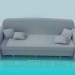 3D Modell Sofa - Vorschau