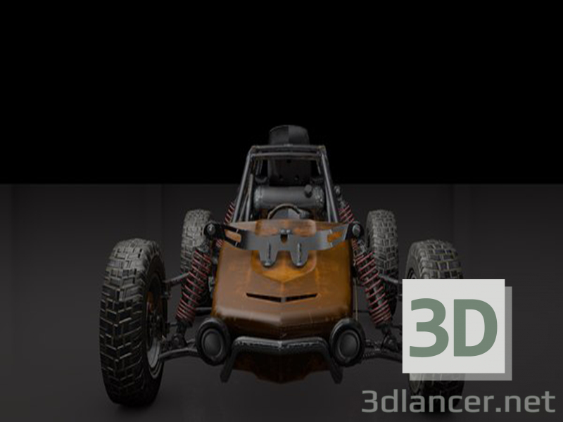 3d model PUBG: buggy - preview