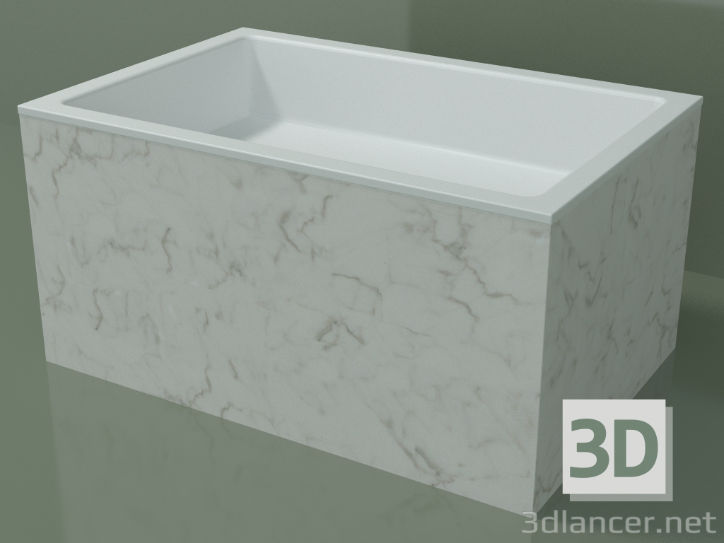 Modelo 3d Lavatório de bancada (01R142301, Carrara M01, L 72, P 48, H 36 cm) - preview