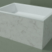 modello 3D Lavabo da appoggio (01R142301, Carrara M01, L 72, P 48, H 36 cm) - anteprima