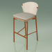 3d model Bar stool 050 (Sand, Metal Rust, Teak) - preview