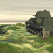 tanque 3D modelo Compro - render